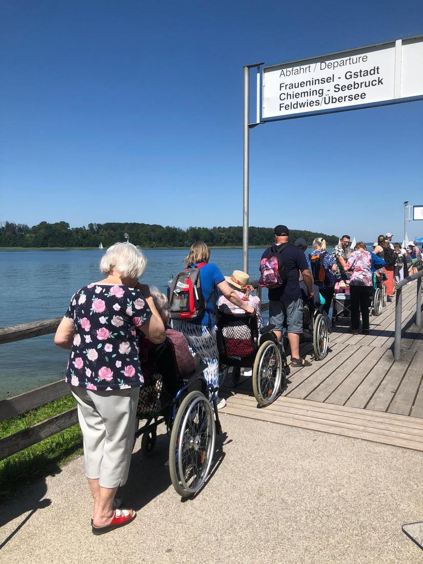 Ausflug der Tagespflege an den Chiemsee